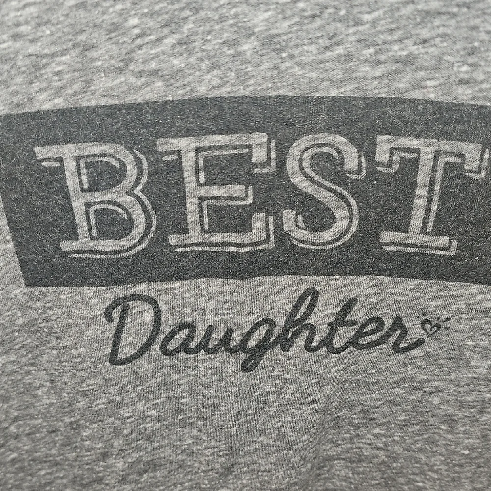 Justice Gray 'Best Daughter' Short Sleeve Tee Size 12